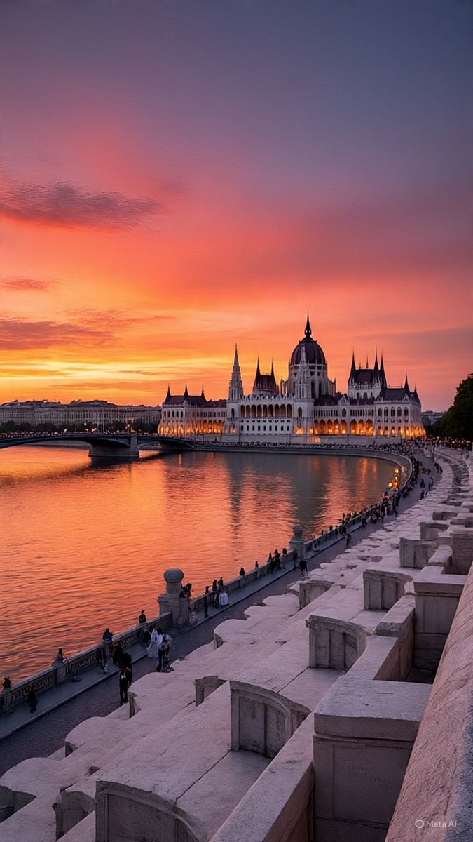 🇭🇺 Budapest – Hungary
📍 Fisherman’s Bastion Sunset