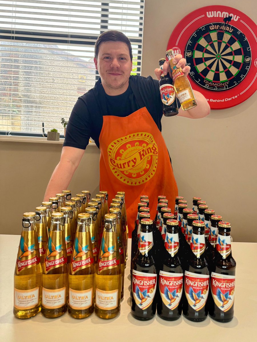 Matt_Hutson's tweet photo. Curry Huts 10K Giveaway 🍻🌶️🔥

Live on Insta, if anyone fancies entering to win 48 bottles of beer…

- 24x Kingfisher Ultra
- 24x Kingfisher Premium

Cheers 🤝🍻

https://t.co/36GdGPEYq1 https://t.co/HnlyeE6hkE