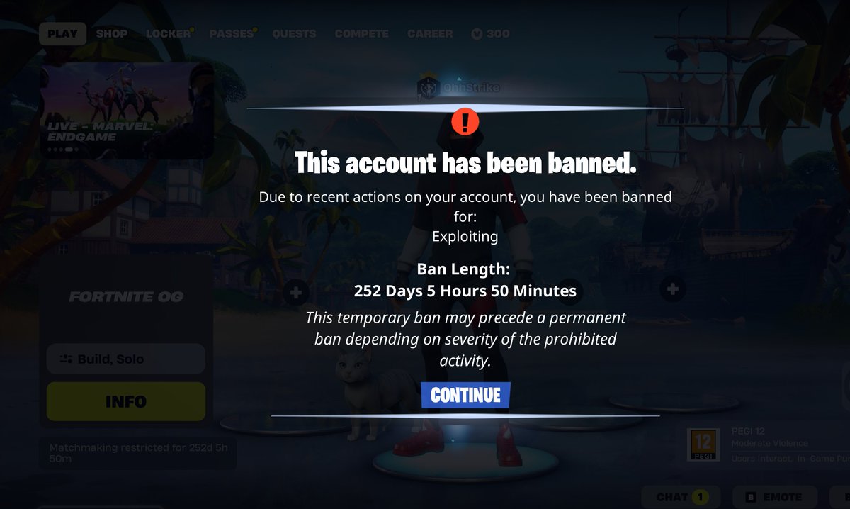 ohhstrike1's tweet photo. My Fortnite account is still false banned after 4/8 months for absolutely no reason, im trying to get help from Epic Games support but they keep replying the same thing saying that the ban cannot be removed.  Please help me by tagging any Epic employee that can see my issue and finally help me to recover my account.   I would never have cheated on this game since it’s basically my work and my account is really precious for content.   If you can repost and Tag  Sanction ID : 4b048809-c4f3-4887-8fa5-0ee04a41608d  We've also made petiton please sign it! https://t.co/iL6WTNuNYm

@FortniteStatus

@EpicTofuChris
@Hogman
@Fortnite

that would be very appreciated!