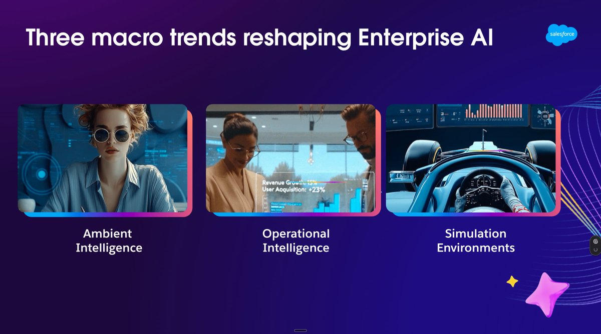 SFResearch's tweet image. Last chance to join us! Room 202, 2nd floor Moscone West — 12:30pm PT. 3 key trends shaping #EnterpriseAI, with live demos. sforce.co/4vddRWv 

#TDX26 #FutureOfAI