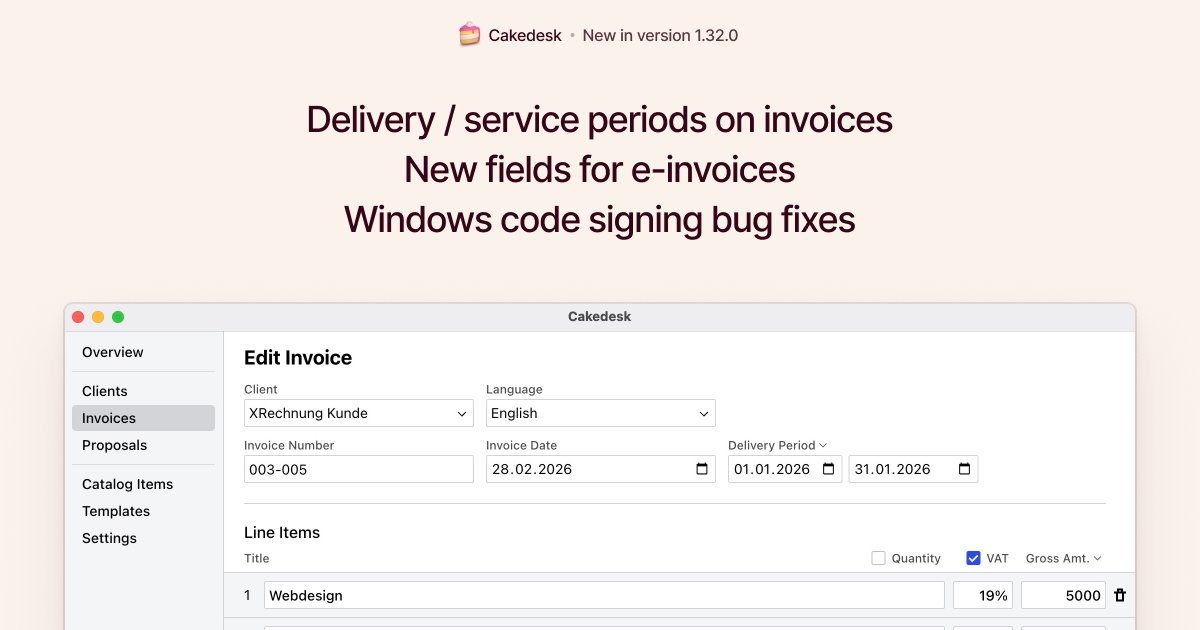 cakedeskapp's tweet photo. ✨ Cakedesk 1.32.0 is out! https://t.co/2HffSRb7RL