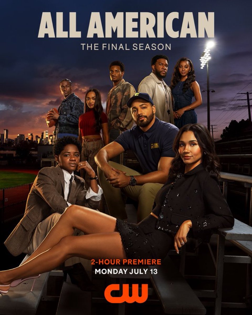thetvescape's tweet image. The 8th and final season of #AllAmerican premieres Monday, July 13 at 8/7c on The CW.