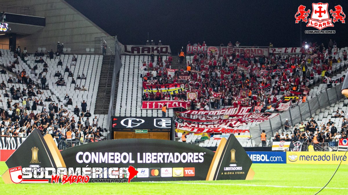 Tu escudo es nuestro guía #TeSigoADondeVas 🇮🇩

🧭 São Paulo 2026 🇧🇷 #Libertadores Fecha 2
📸 <a href="/larroja41/">Nat🐆🇵🇸</a> #ComunicacionesLGARS

¡SOMOS SANTA FE! #SudamericaMiBarrio 🌎