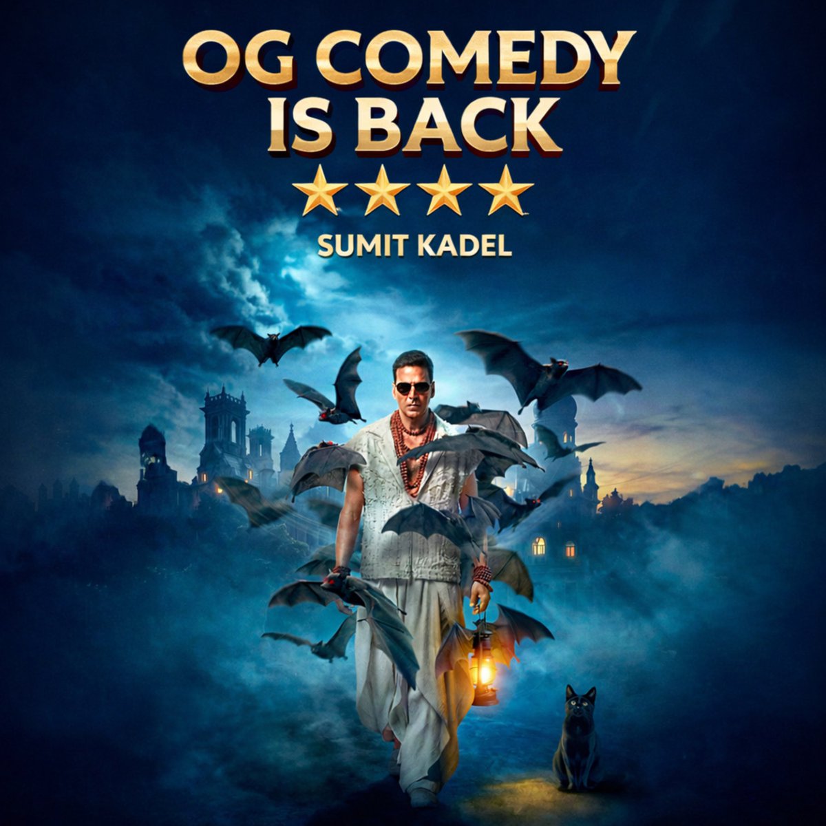 SumitkadeI's tweet photo. #BhoothBangla – OG Comedy Is Back

Rating- ⭐️⭐️⭐️⭐️

If you’ve grown up watching the classics of Akshay Kumar and Priyadarshan, you simply cannot afford to miss this film. It brings back their signature style and vintage charm. 

A superb situational comedy,the kind this duo is known for- the film’s first half is packed with one hilarious scene after another that will leave the audience in splits.

Akshay Kumar shines in several outstanding sequences alongside the late Asrani ji, Paresh Rawal, and Rajpal Yadav. The comedy doesn’t feel forced,it’s physical, situational, and even a bit naughty at times. The interval block is powerful, with a twist that will genuinely shock the audience.

Director Priyadarshan skillfully blends mythology, horror, and comedy. Who is Vadhushur? What exactly is he? The interval leaves you intrigued and surprised.

While the first half is loaded with comedy, the second half becomes even more engaging, diving deep into Vadhushur’s backstory in a detailed and interesting way. There are multiple twists and turns that are both gripping and unexpected. The climax is fantastic, with impressive VFX. This is one of those rare horror-comedies where both elements work equally well.

Akshay Kumar is fantastic,brilliant in the comic portions, and his transformation in the second half is truly applause-worthy.

On the downside, the film’s music is underwhelming, the runtime feels a bit stretched (it could’ve been trimmed by about 20 minutes), and the second half has very little comedy.

Overall, Bhooth Bangla is a very entertaining film- it will make you laugh and give you a few chills too.

At the box office, it has the potential to do ₹120–150 crore and emerge as a hit.

#BhoothBanglaReview