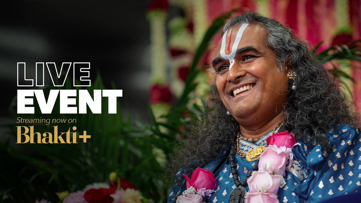 Live now on Bhakti+ bhakti.plus

Paramahamsa Vishwananda at Padmalaya in Switzerland. 

TEMPLE INAUGURATION - Day 2
Thursday, 16 April 2026  

🌐 Live translation is available for:  
Czech/Slovak, Finnish, French, German, Italian, Polish, Portuguese, Russian, Spanish