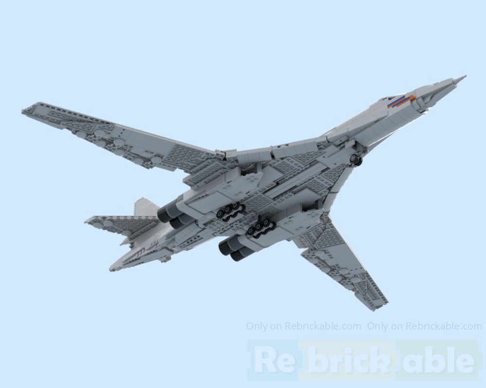 Rebrickable's tweet image. Tupolev TU-160 Blackjack by ryangc_productions reb.li/m/257305?spot=… #lego #rebrickable #legomoc
