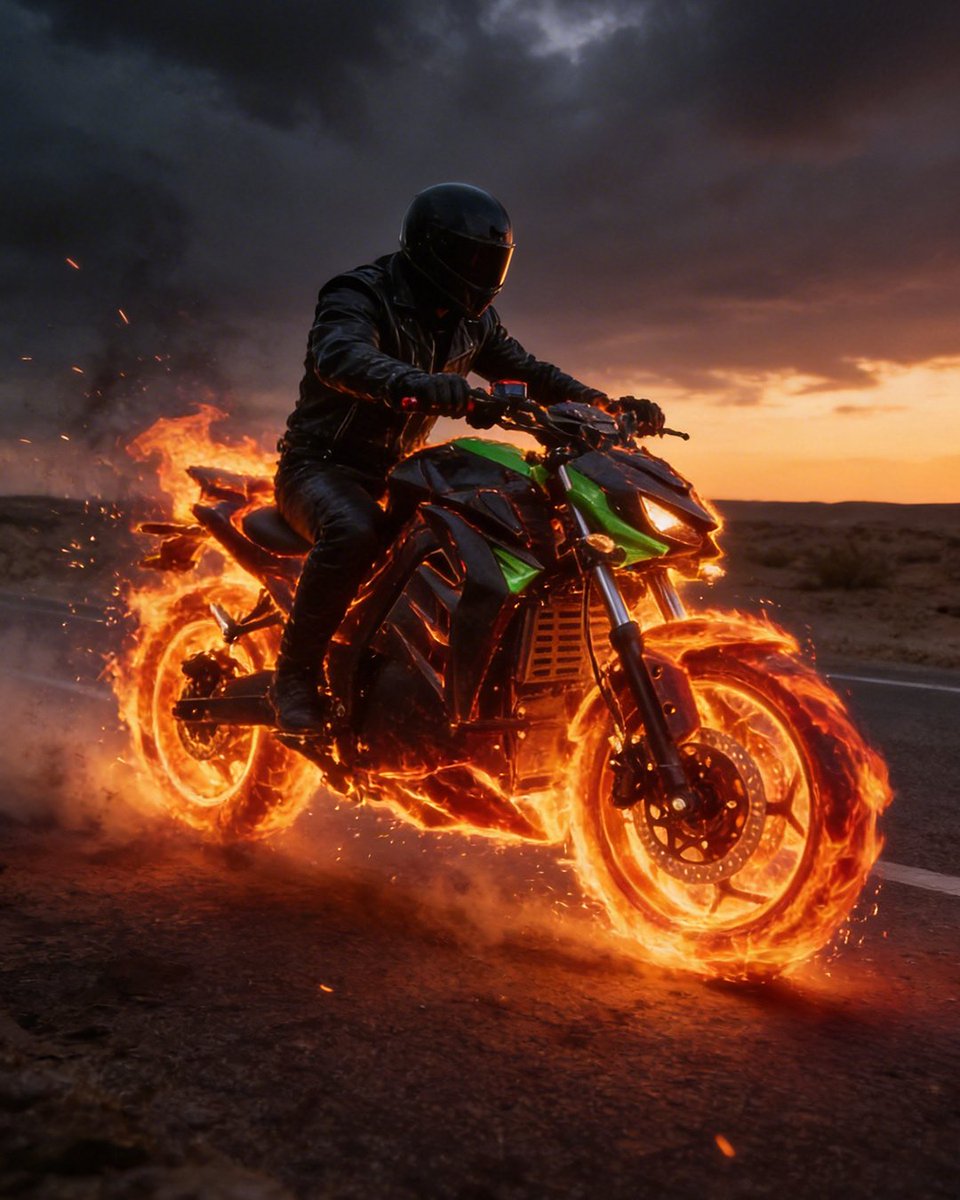 Oneyardca's tweet image. Spirit of Vengeance… but make it green🌍 

#Oneyardebike #MotorStyleEbike #ebike #ebikelife #GhostRider