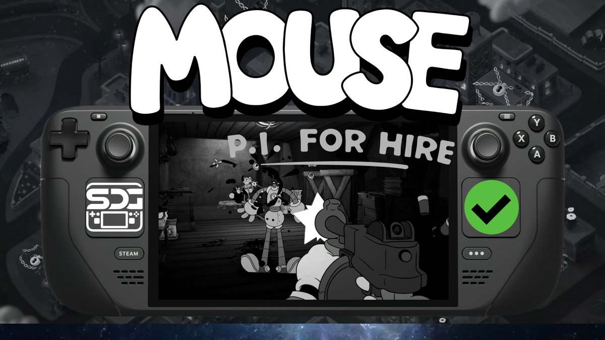 SteamDeckGaming's tweet image. Mouse: P.I. For Hire needs a couple of tweaks, but is running great on the Steam Deck!
youtu.be/E5DbcaXMo40

#MOUSEPIForHire #steamdeck