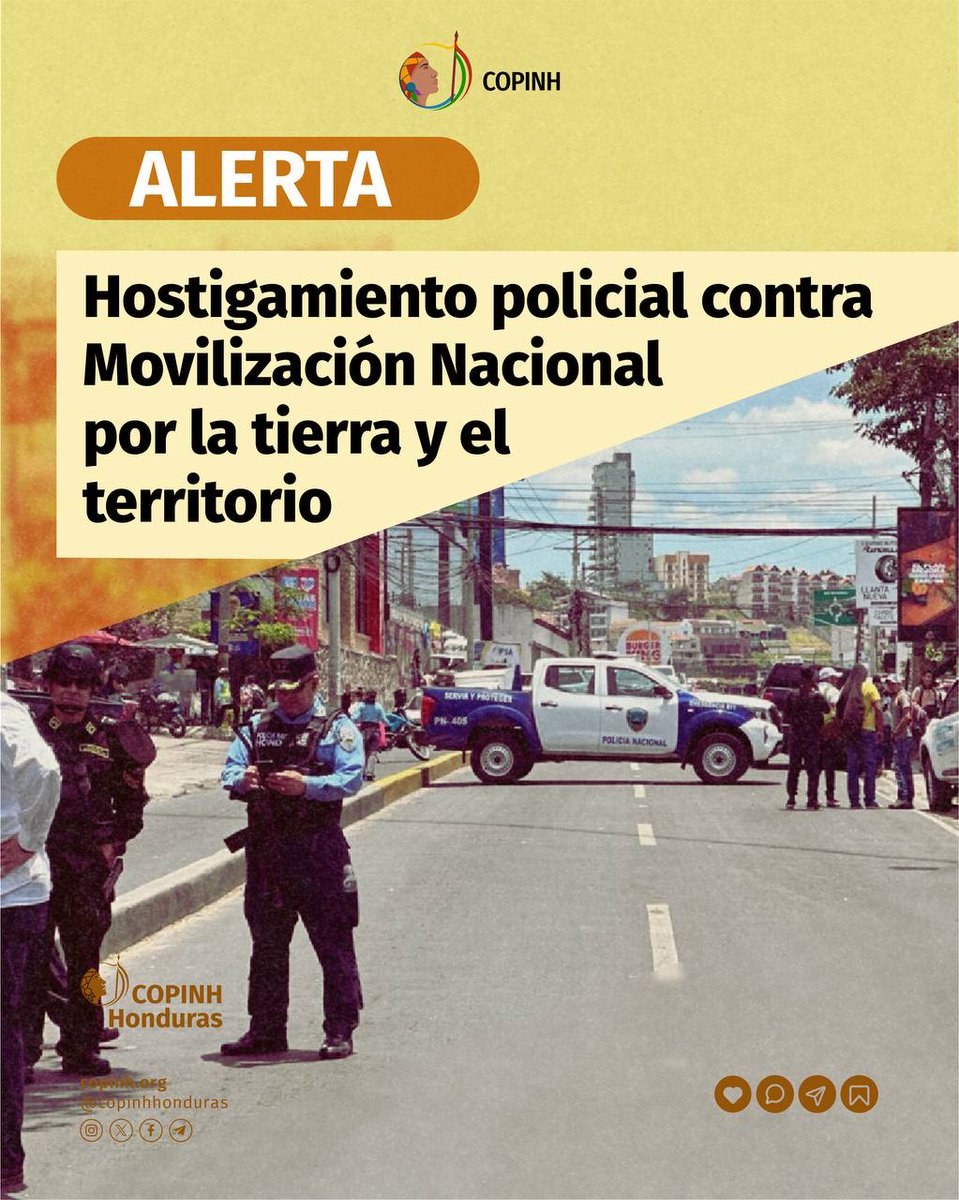 Policía intenta decomisar los buses de la movilización en el área del Congreso, bajo el argumento de “obstrucción del paso”.

Este hecho constituye una acción de criminalización de la protesta social y un intento de frenar la legítima lucha por la tierra y el territorio.