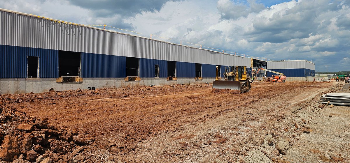 DenhamBlythe's tweet photo. This Week’s Highlight: TTAI Warehouse Expansion

This is a 62,000 SF warehouse expansion that is currently in construction at Toyotetsu America in Somerset. Being designed and built by us, this project is a big addition to the existing facility.

#HardHatsandHighlights https://t.co/feF3evuHKN