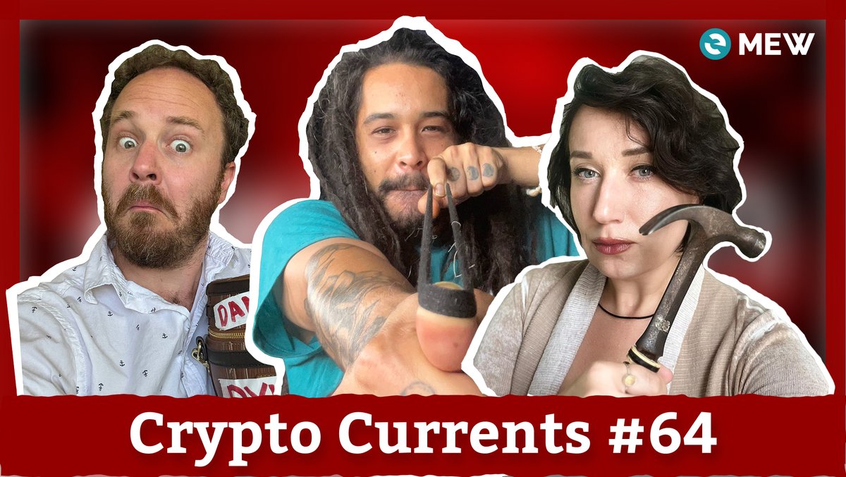 myetherwallet's tweet photo. The SEC is yielding to DeFi. Let that sink in. 🚰

This week we touched on the @krakenfx extortion saga, @galaxyhq going onchain, a fake @Ledger app draining wallets, and more!

Catch Crypto Currents episode 64 below! 👇
📺👉 https://t.co/VAAVrvFDee
🎙️👉 https://t.co/y5R4rQFdWR https://t.co/g4sxiC6IJc