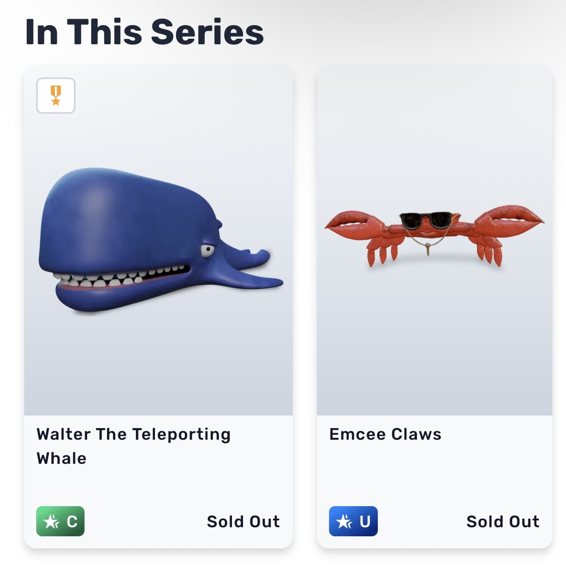 Agent_415's tweet photo. #feeshfriends #feesh #vevefam
There was a plan.
Walter (common) 440
Emcee (uncommon) 128
Speedy (rare) 589
Larry (UR) 9000
Tiny (had to be SR) 90,000
The 5th fresh friend had to be a SR to make the whole thing work.
Brock had a plan, there was an amazing journey we missed https://t.co/7iYg53yH65