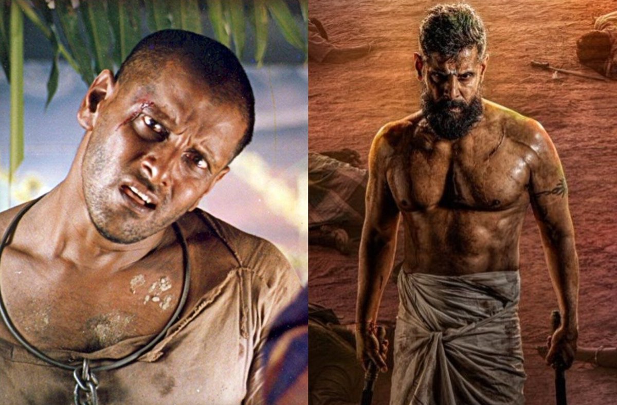 Sugumar_Tweetz's tweet photo. Happy Birthday to the Versatile, Most Hardworking, Handsome, Stylish, Mass Hero #ChiyaanVikram ❤️

Chiyaan A Story of Rise 🔥

He struggled for nearly a decade before fame, taking up small roles and even dubbing for other actors, waiting for that one breakthrough moment.

That moment arrived with #Sethu a film that didn’t just succeed but completely transformed his career overnight and introduced a powerhouse performer 💯

From there, he never looked back. Known for extreme transformations, he went from the rugged, raw performance in Pithamagan to portraying multiple personalities in #Anniyan proving there are no limits to his craft.

His dedication and physical transformations often draw comparisons to #ChristianBale, both actors known for pushing their bodies and minds to the extreme for cinema 📽️

From struggle to superstardom, Vikram’s journey is not just about success, it’s about relentless passion and fearless performance 🔥

My Favourite Filmography of #Vikram

‣ Sethu
‣ Dhill
‣ Dhool
‣ Saamy
‣ Gemini
‣ Pithamagan
‣ Anniyan
‣ Bheema
‣ Deiva Thirumagal
‣ I
‣ Mahaan
‣ Ponniyin Selvan 1
‣ Veera Dheera Sooran

#HBDChiyaanVikram | #HBDVikram | #HBDChiyaan
