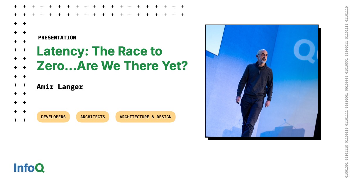 InfoQ's tweet image. #LowLatency has long been an edge in financial trading. Aeron messaging system keeps pushing IPC, on-prem, and cloud messaging further - but can we go even faster?

Explore how some financial orgs compose mission-critical systems for speed.

🎬  bit.ly/4sIp8M5

#InfoQ