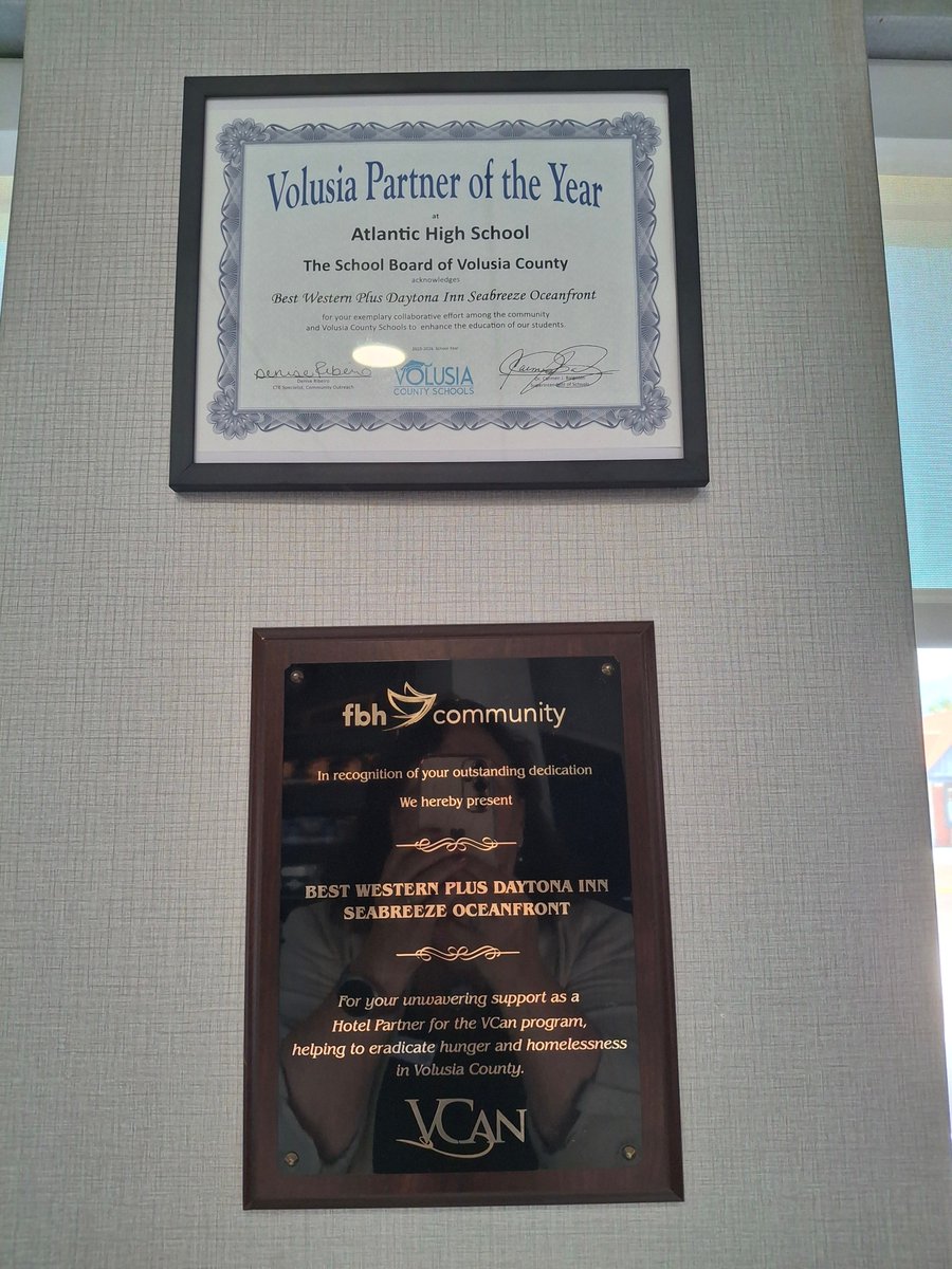 PrmHotels's tweet image. PRM Hotels celebrates Best Western Plus Daytona Inn Seabreeze being named Volusia Partner of the Year - our commitment to community goes beyond great hospitality
#PRMHotels #DaytonaBeach #CommunityPartner