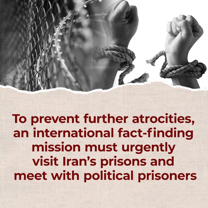 <a href="/CBSNews/">CBS News</a> .<a href="/Maryam_Rajavi/">Maryam Rajavi</a>,call on the.<a href="/UN/">United Nations</a>,its member states, &amp; all #HumanRights defenders to condemn this horrific crime &amp;to take urgent action to save PMOI &amp; other political prisoners currently on death row.
The time has come for practical &amp; effective measures
#StopExecutionInIran