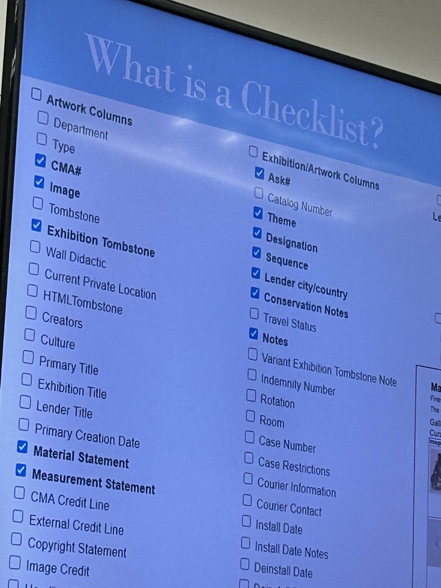 acventures's tweet photo. Got more than I expected from recent @NEOPMI program at @ClevelandArt 
Hearing from curator on how exhibition comes to be and Exhibition Project Manager that tracked tasks over years to get hundreds of people aligned for the incredible results.
#projectmanagement is everywhere! https://t.co/j94FM1enm5