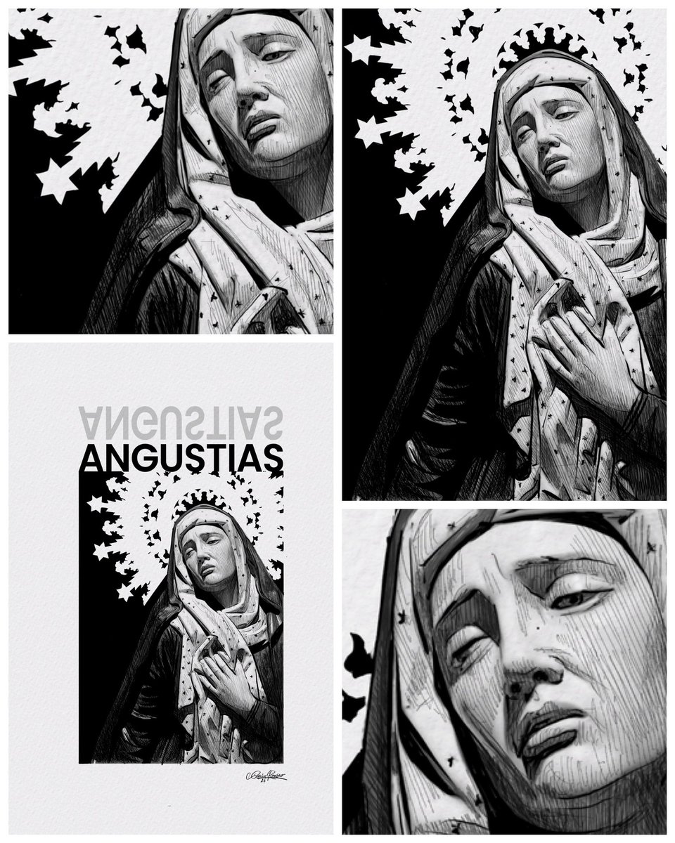 artegciaromero's tweet photo. โ๐ผ RETO DIARIO 220. de 365
ilustraciones de fe y trazos.
STMA VIRGEN DE LAS ANGUSTIAS (HELLรN-ALBACETE)
#reto365 #ilustraciones #trazos #malaga #SSanta #HELLIN #ALBACETE #angustias https://t.co/eJ0WSApkLJ
