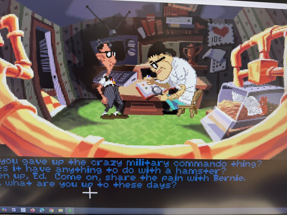 Rubbers29's tweet photo. @sarcastic_pbj @GamewithDave LMAO I have that up on my pc right now! That’s awesome https://t.co/EnEWUnN6ne