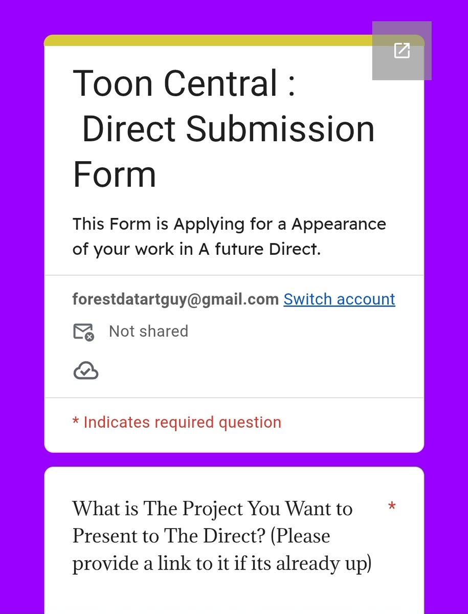ToonCentralOFF's tweet photo. You want a spot in the direct to share your most prized project whether it be literature, shows , comics or more! Send your project here! https://t.co/qQK2sC62gM