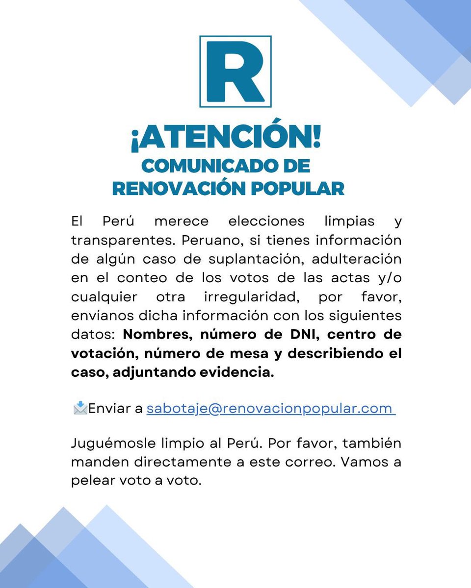 Milagros Jáuregui de Aguayo tweet media