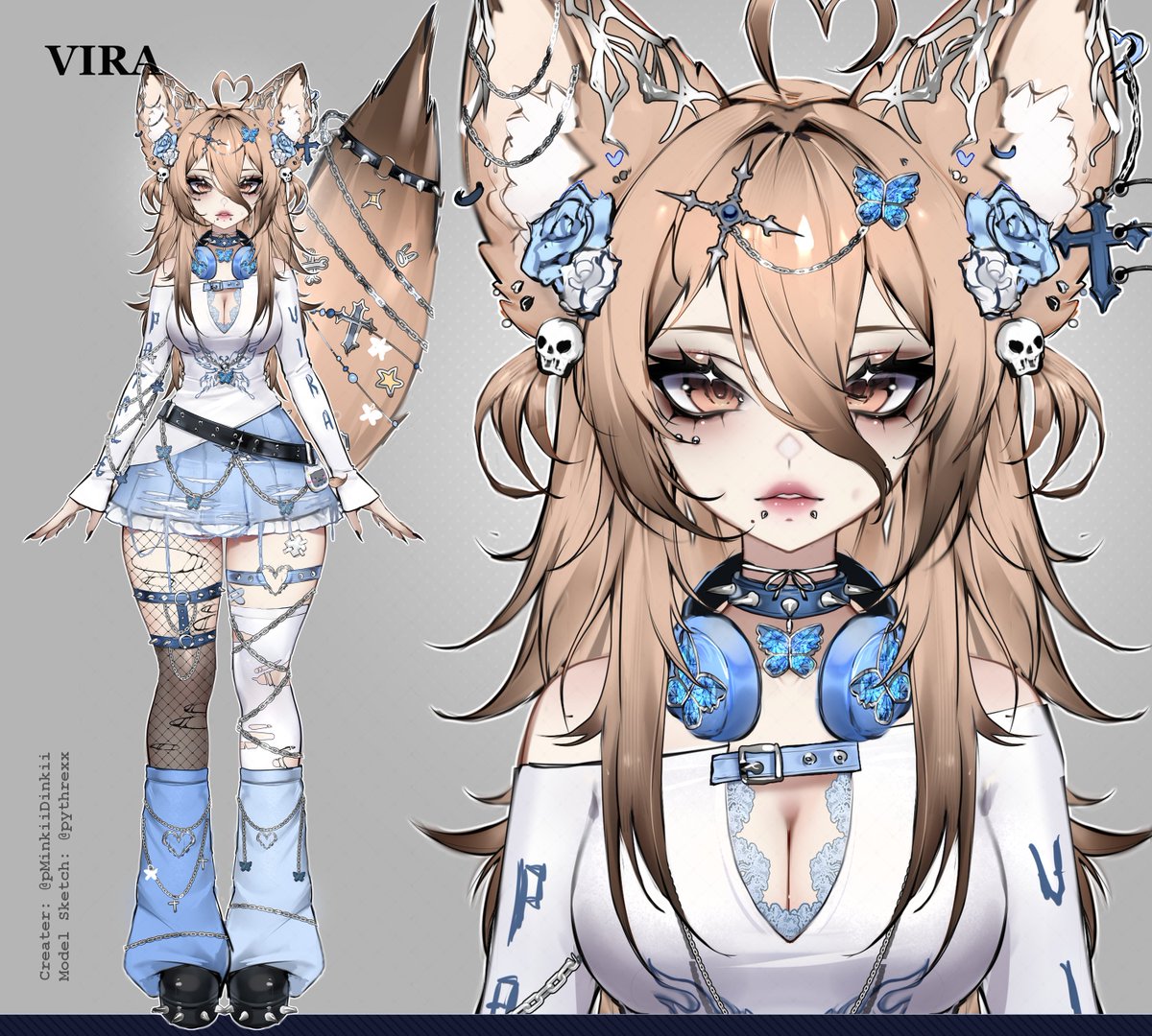 Cms showcase <33 
Im really serious about doing model sketch this whole month :3
#vtubermodel