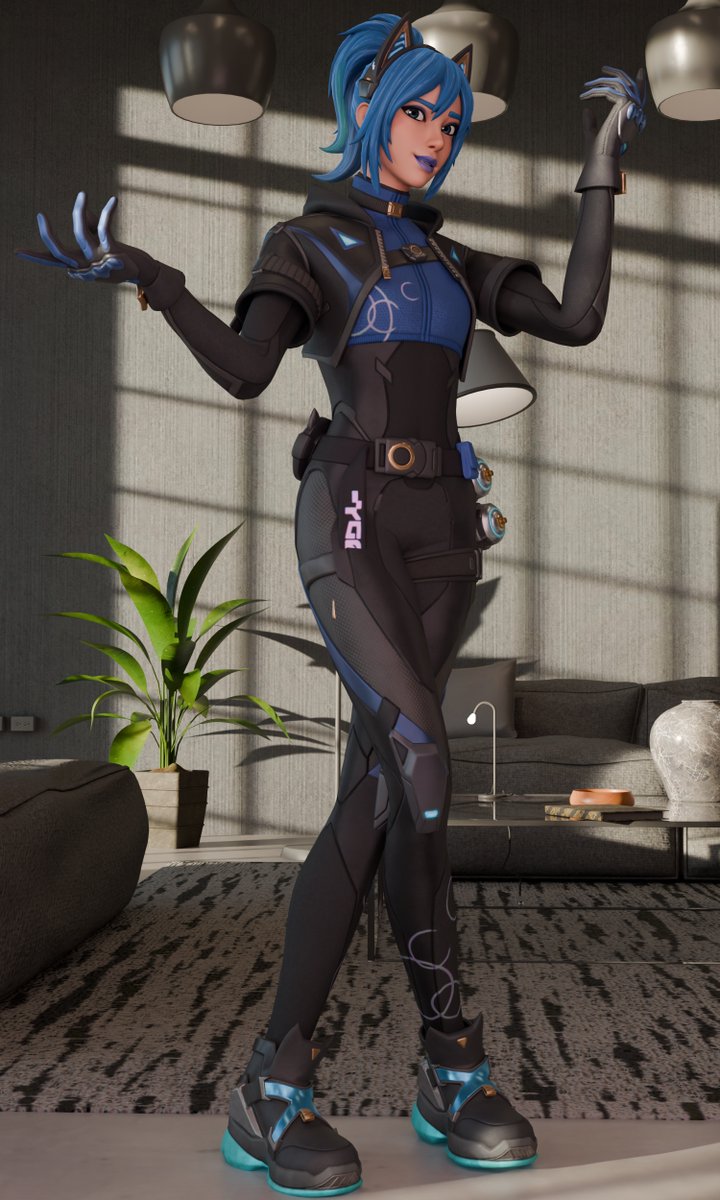 Hoopeeey's tweet image. Silly Hopey 💙🖤
#FortniteHope #Hope #FortniteArt #Fortnite #Blender