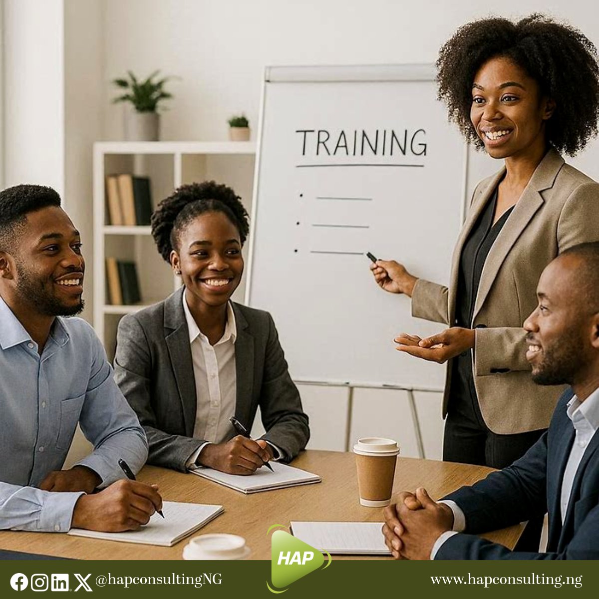 HAPConsultingNG's tweet image. Your greatest asset isn't your technology, it's your people.

Our People Development practice helps organisations build leadership capability, accelerate talent growth, and create cultures where high performance is the norm.

#PeopleDevelopment #Leadership #LearningAndDevelopment