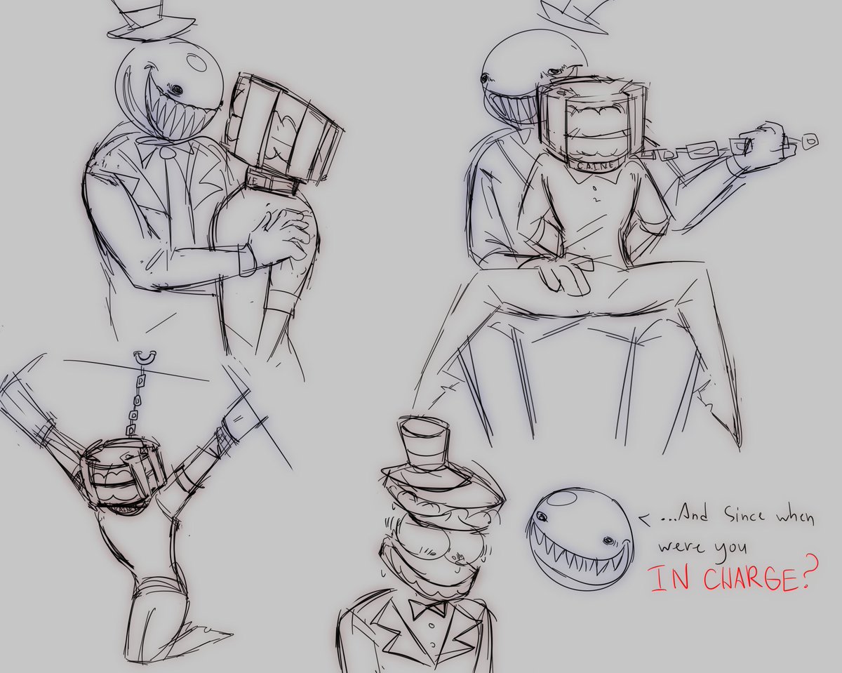 Solomoanz's tweet image. !!!SUGGESTIVE POSES!!!

I got inspired.

@katzebruh HI HI THANK YOU FOR THIS AU!!!

#tadc #caine #tadcbubble #theamazingdigitalcricus