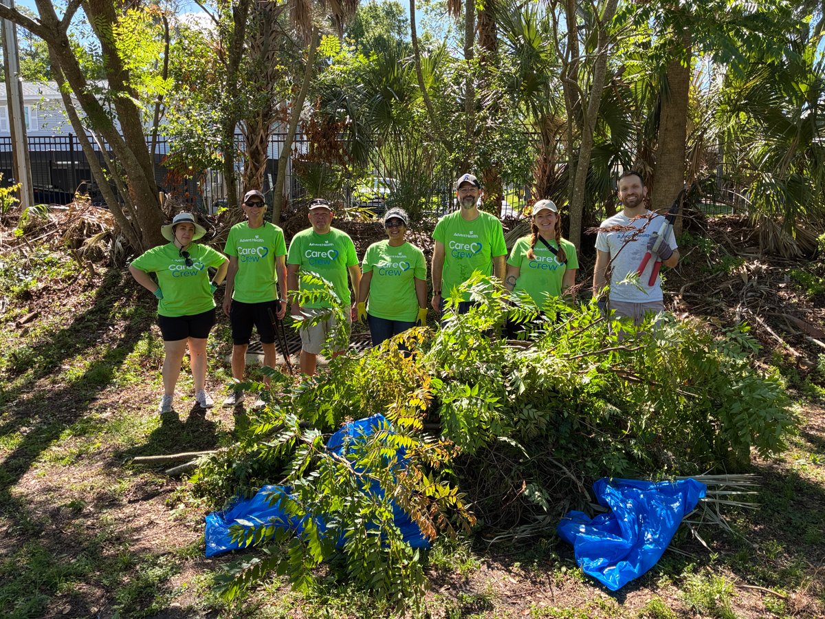 Thanks to AdventHealth for joining us for an invasive plant removal along the Seminole Wekiva Trail today! We removed ~12 bags of invasive golden rain tree saplings in addition to thousands of additional seedlings and 1 bag of trash 👏#EarthMonth #VolunteerLife <a href="/seminolecounty/">Seminole County, FL</a>