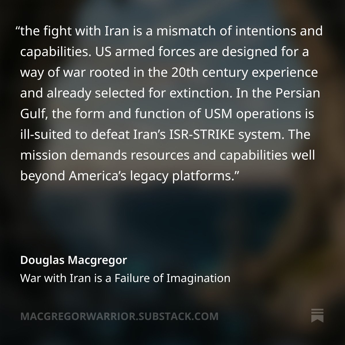 Douglas Macgregor tweet media