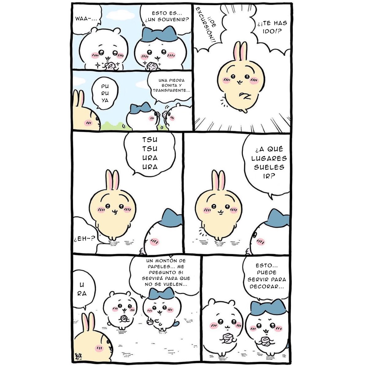 Chiikawa en español tweet media