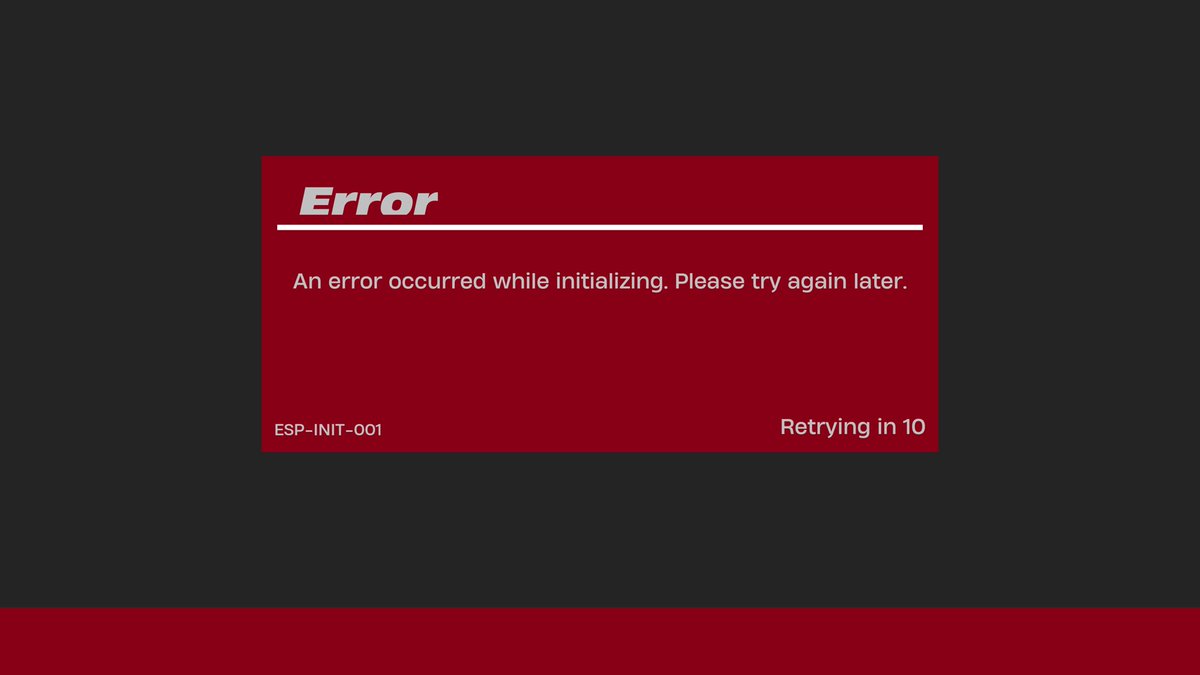 GoonNerd's tweet photo. @FortniteStatus been getting this since the servers been up https://t.co/jDLDf6HnrU