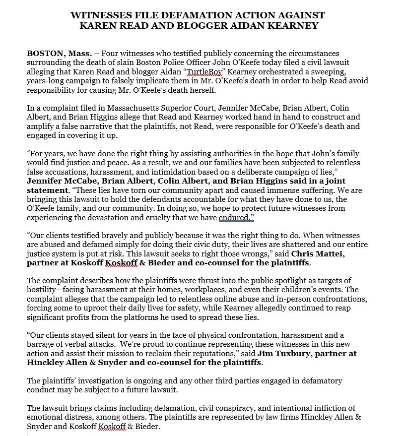 Karen Read Updates tweet media