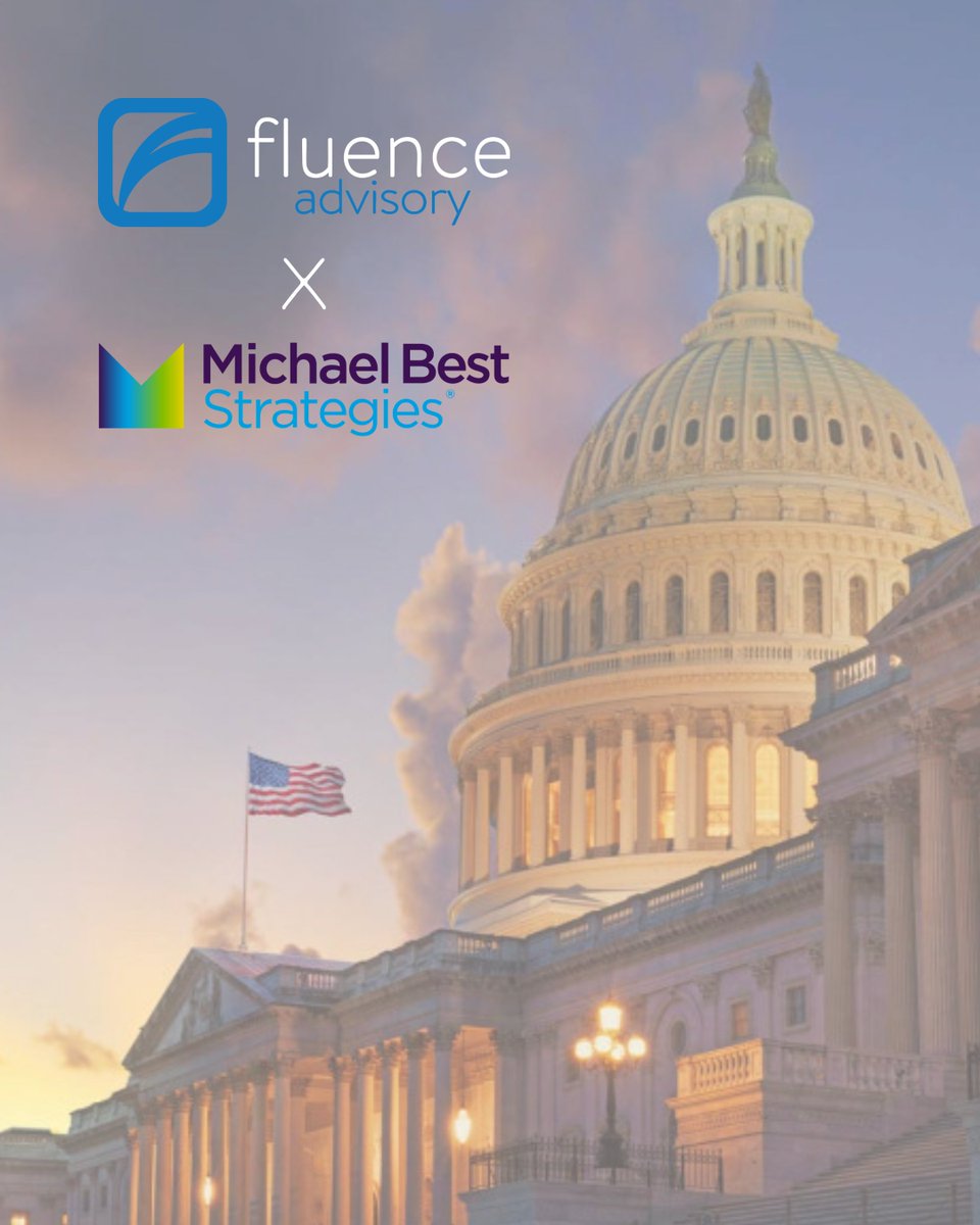 fluenceadvisory's tweet photo. Fluence Advisory and Michael Best Strategies LLC, a Wisconsin‑based agency, today announced a strategic partnership designed to expand both firms’ geographic reach and strengthen their ability to serve clients operating at the intersection of business, government, and opinion. https://t.co/6D7yoPuPUY