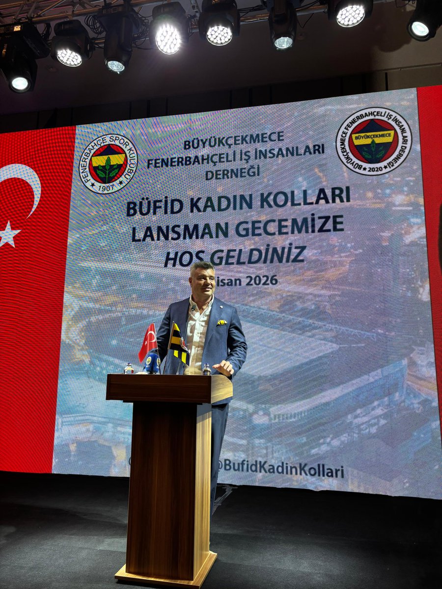 sercanhamzaolu's tweet photo. Büyükçekmece Fenerbahçeli İş İnsanları Derneği (BÜFİD) Kadın Kolları Lansmanı, Dernek Başkanı Fatih İnan’ın ev sahipliğinde; Fenerbahçe eski yöneticisi Gürel Aydın’ın sahibi olduğu Sheraton Esenyurt Otel’de düzenlenen görkemli bir galayla gerçekleştirildi.

Geceye Fenerbahçe Başkanı Sadettin Saran ve Yüksek Divan Kurulu Başkanı Şekip Mosturoğlu başta olmak üzere camianın önemli isimleri katıldı.