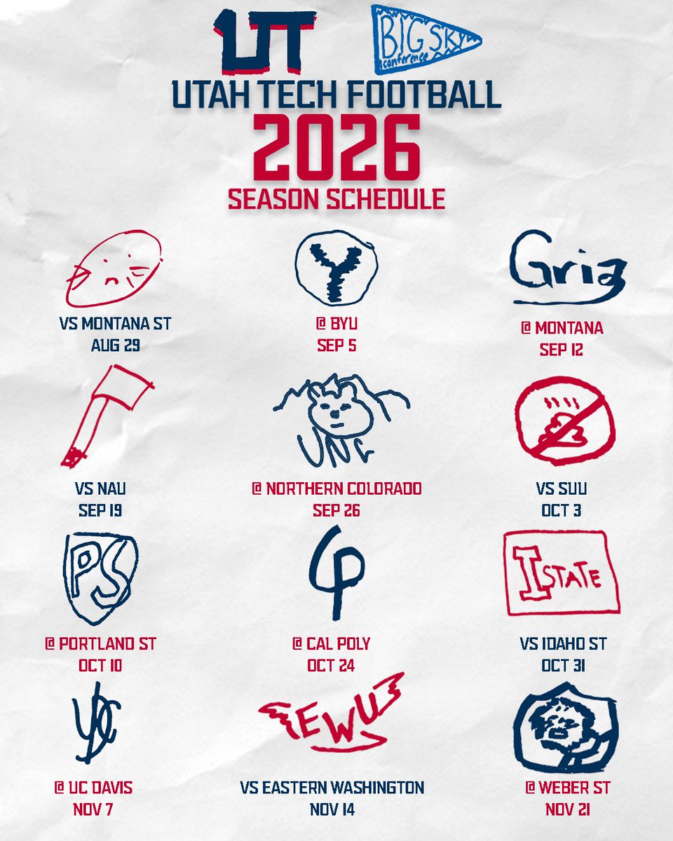 Utah Tech Football tweet media