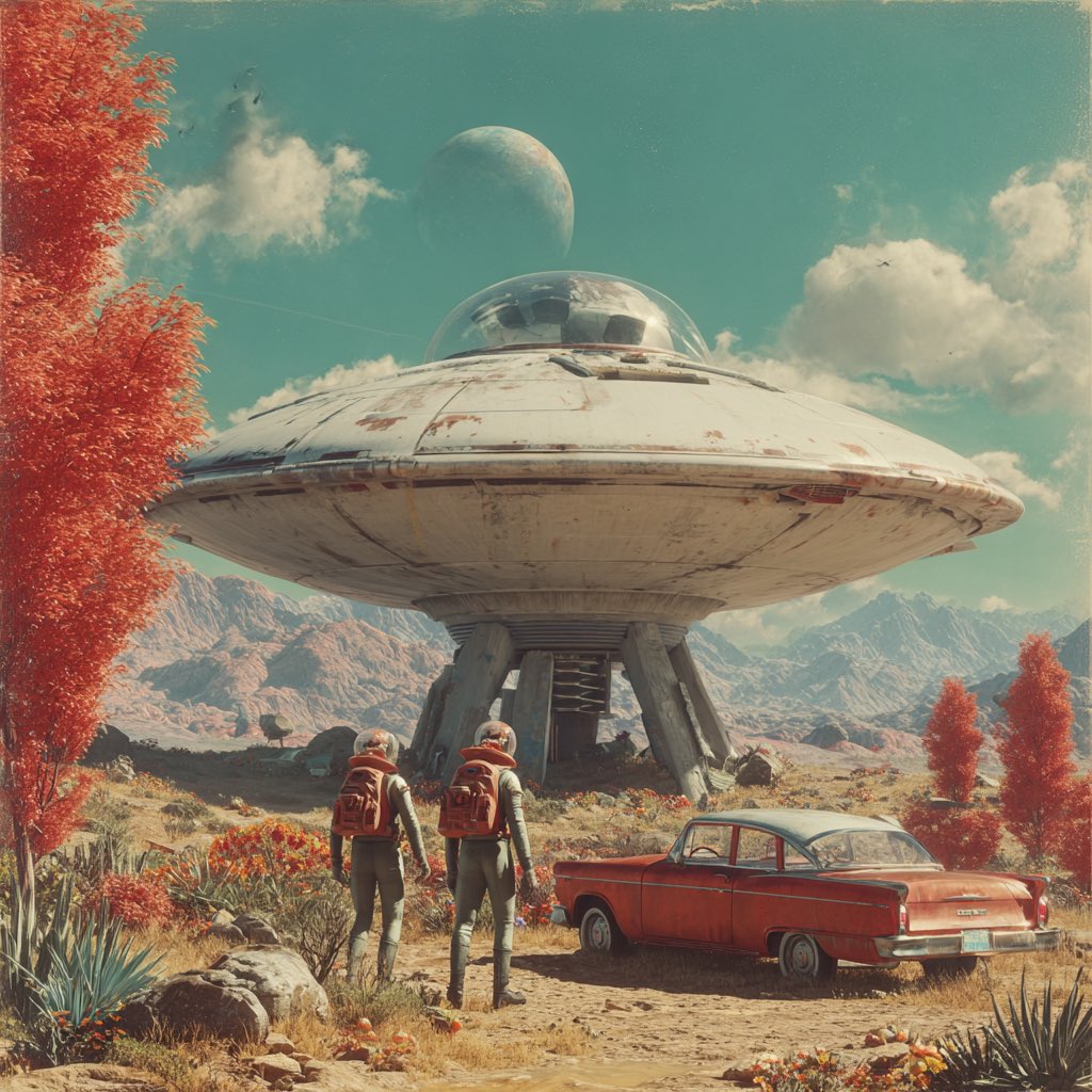 Unique930's tweet image. QT or Share Your SciFi Art
“1950’s SciFi”
#AIart #1950s #scifi #scifiart #aiartcommunity