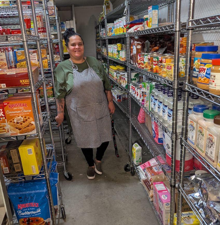 Great work, Sabrina. One of the requirements of our CrossRoads &amp; Community Connection residents is to help in areas of Evangel Home. Sabrina does a great job in the basement where we keep donations. She cleans, organizes, &amp; maintains food &amp; kitchen items. Thanks, Sabrina!