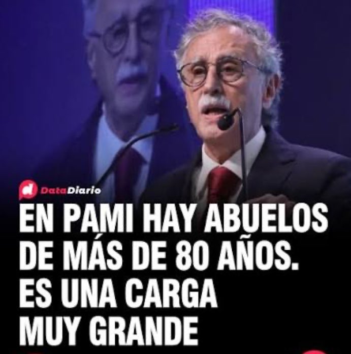 ¿Todavía no renunció Lugones? Fascinante que llamen "carga" a quienes construyeron el país. Ajustar a los abuelos no es gestión, es cobardía
Merecemos una Argentina donde la dignidad no sea un gasto de Excel. No pierdan la fe 🇦🇷
#Lugones #ConLosJubiladosNo #PAMI #RenunciaLugones