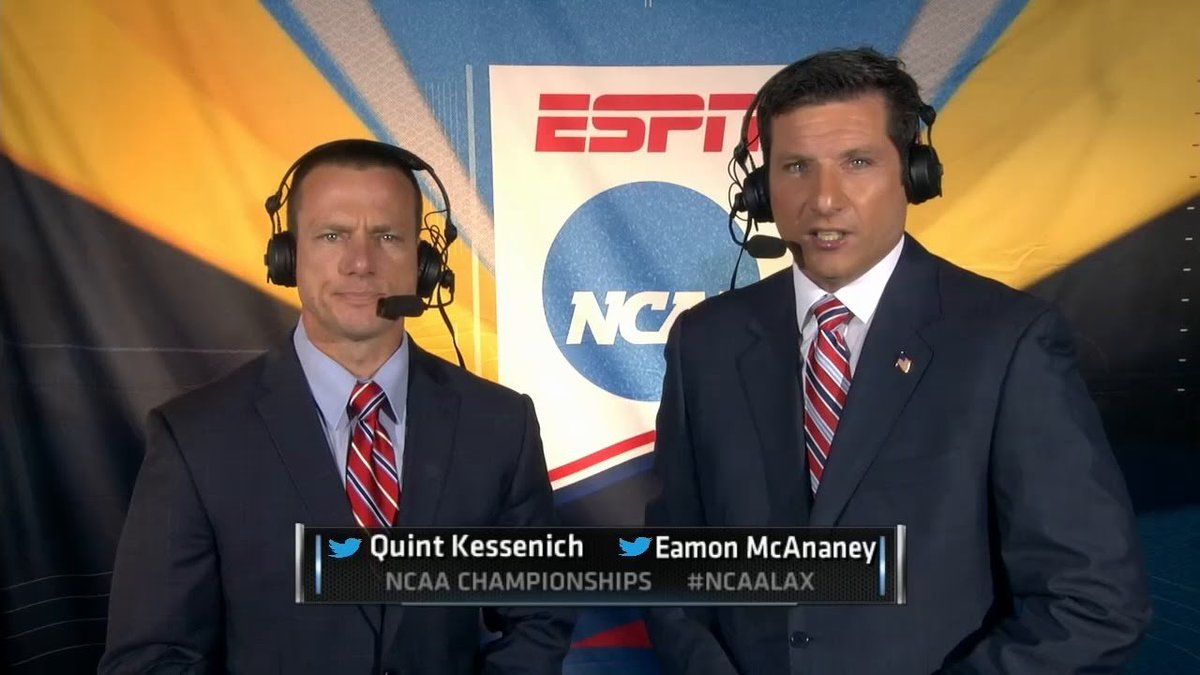 Ok, one more Lacrosse 26 scoop before I actually write the story.

Commentary is in the game. 

Calling the action is none other than former ESPN play-by-play man and current SNY anchor Eamon McAnaney (<a href="/emacSNY/">Eamon McAnaney</a>)