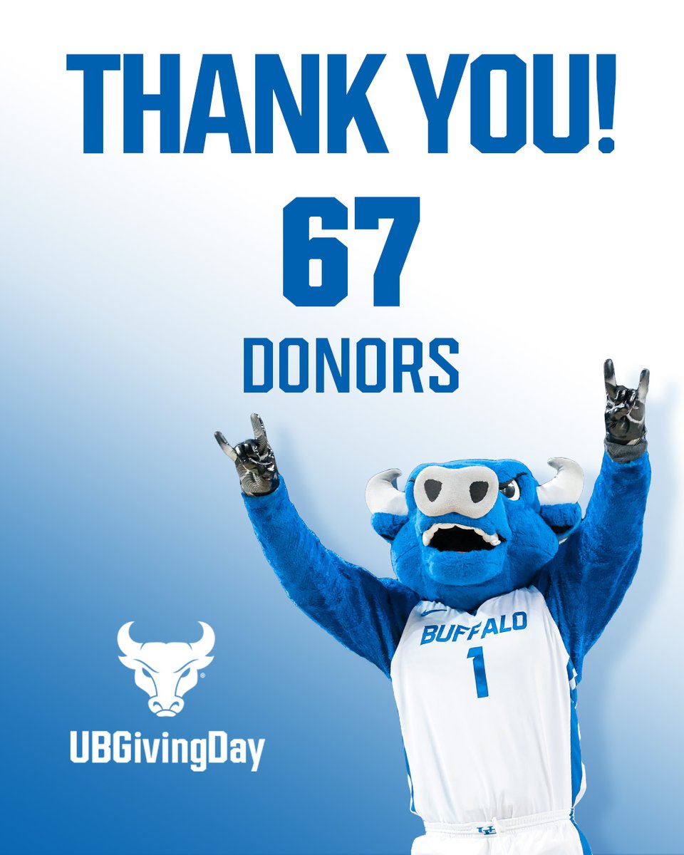 UBWomensSoccer's tweet image. 𝐑𝐞𝐜𝐨𝐫𝐝 𝐁𝐫𝐞𝐚𝐤𝐢𝐧𝐠 𝐆𝐢𝐯𝐢𝐧𝐠 𝐃𝐚𝐲

We set a new program record with 67 donors! Thank you to everyone who contributed, we so appreciate your support🤘

#UBGivingDay | #WeAreOne | #CARE