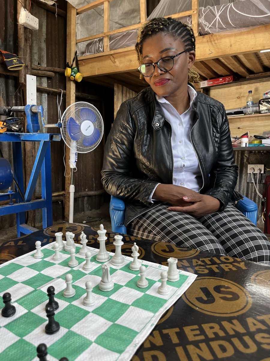 thegiftofchess's tweet photo. We just sold our first recycled plastic @thegiftofchess chess set to a buyer from NYC for 500 USD. We are turning plastic waste in the slums of Kabira into global value. We are the chess alchemists. https://t.co/tdWykVyHNR
