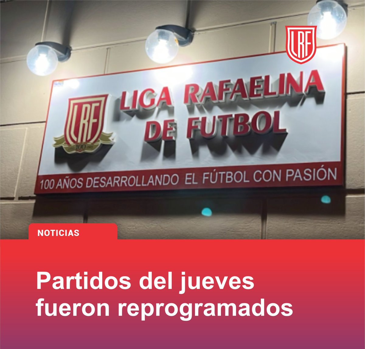 Liga Rafaelina de Fútbol tweet media
