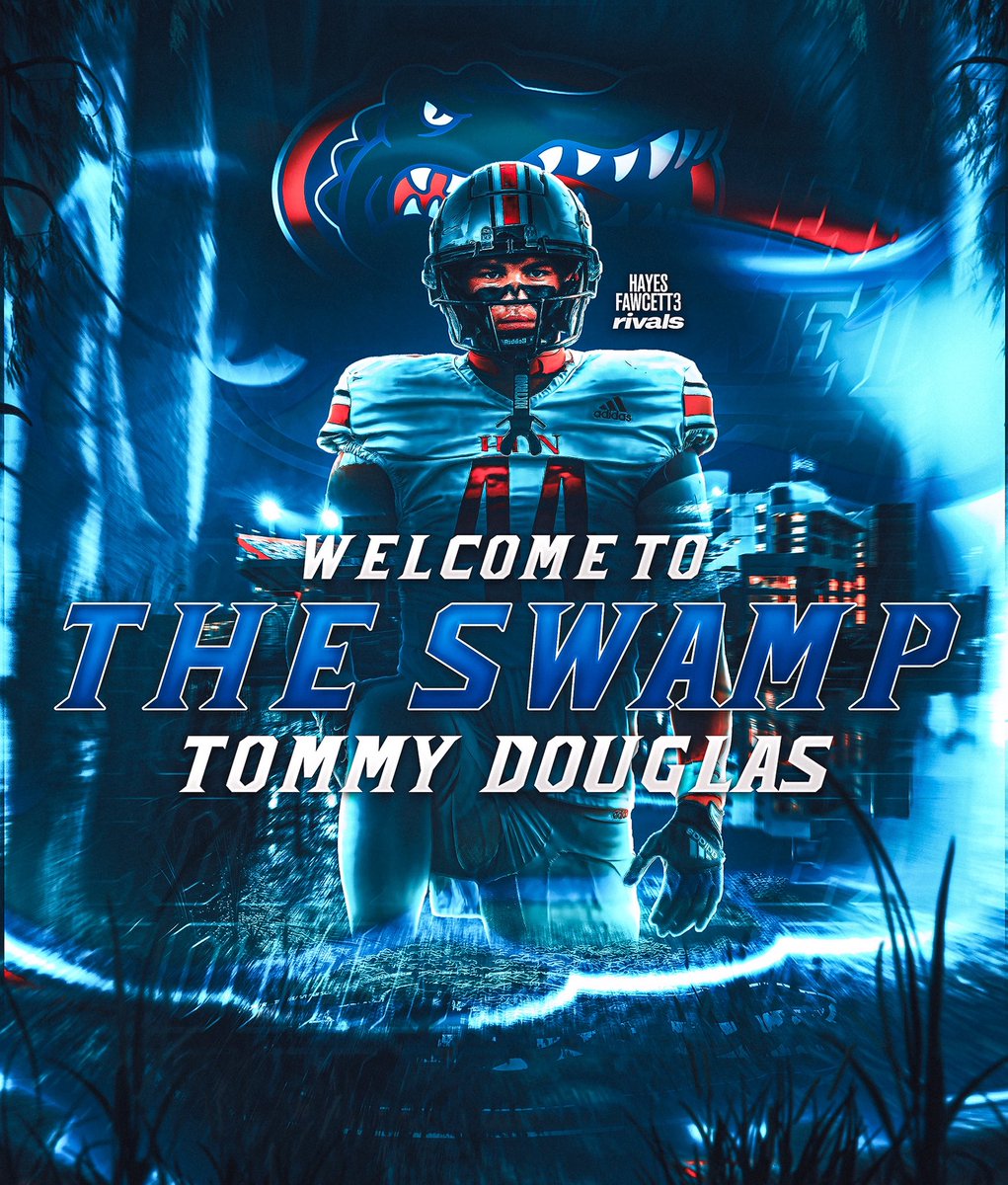 BREAKING: Class of 2027 TE Tommy Douglas has Committed to Florida, he tells me for <a href="/Rivals/">Rivals</a>

The 6’4 245 TE from Princeton, NJ chose the Gators over Alabama, Vanderbilt, and Penn State

“There’s no place better than the Swamp 🐊🏠”

on3.com/rivals/tommy-d…