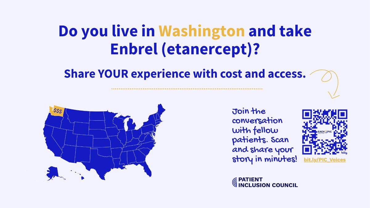 EachPic's tweet image. Real question: What has it actually been like trying to afford your Enbrel medication? bit.ly/PIC_Voices 

#Enbrel #Psoriasis #Psoriaticarthritis #TNF #Rheumatoidarthritis 
#PatientWhy #PrescriptionCosts #HealthcareReform