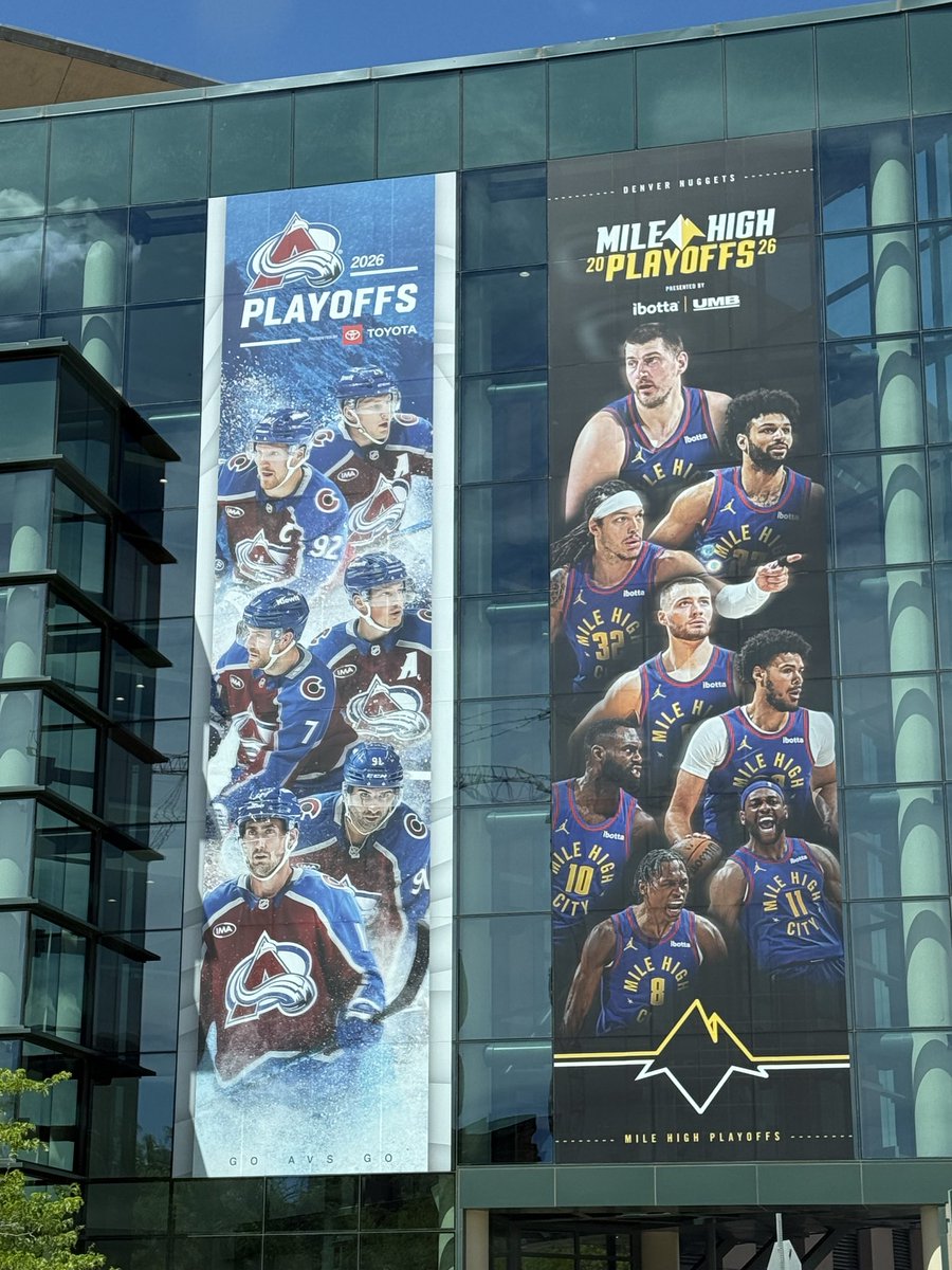 Denver. Good sports town. And now the playoffs are here.