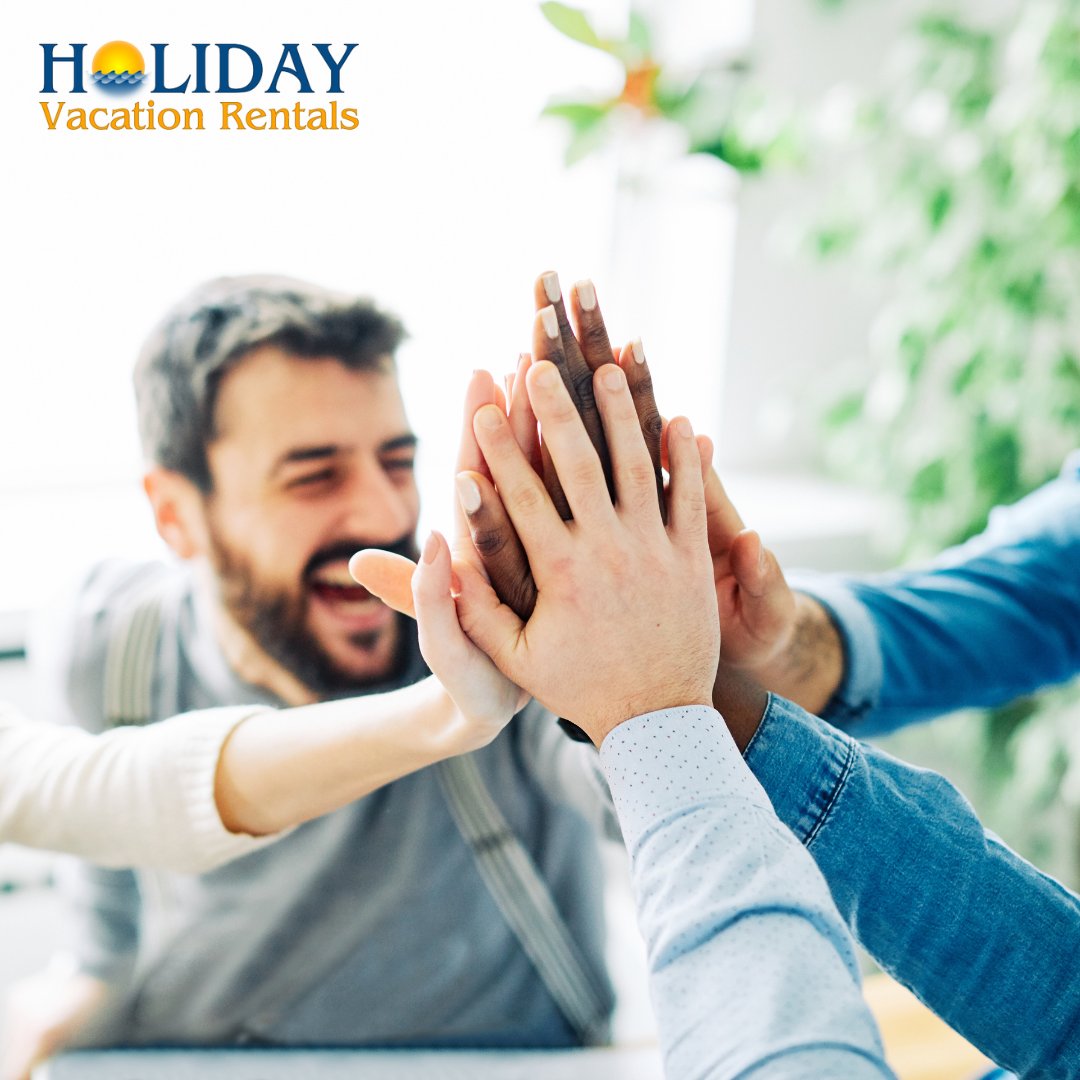 #NationalHighFiveDay #SummerGetaway #VacationPlanning #TravelMore #BookYourTrip #VacationVibes #TravelInspiration
On National High Five Day, give yourself a high five when you book your summer getaway with Holiday Vacation Rentals!