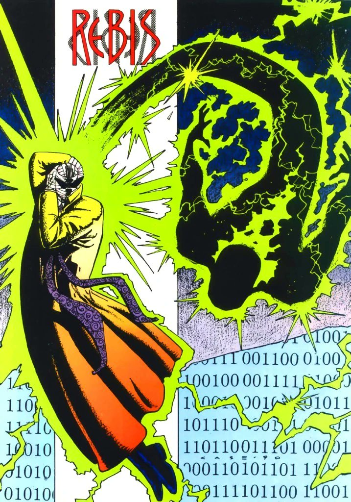 Yellow6195_'s tweet photo. @ashveilburger Rebis from Grant Morrison's Doom Patrol https://t.co/yth3egFUIz