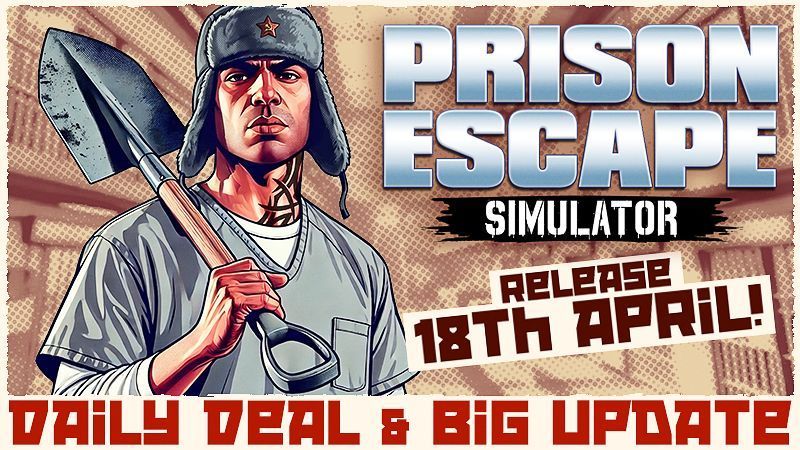 digitalmelodypl's tweet photo. A huge FREE update is on the way!

Gulag Holidays launches on Steam April 18, 2026, introducing a brand new prison in Prison Escape Simulator.

It’s colder. It’s tougher. And escaping won’t be so easy this time.

Think you can make it out again?
https://t.co/EgRRW4GY0g https://t.co/O9uNlgzPTB